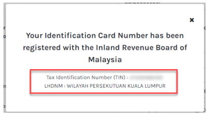 Search income tax number online - Step 3