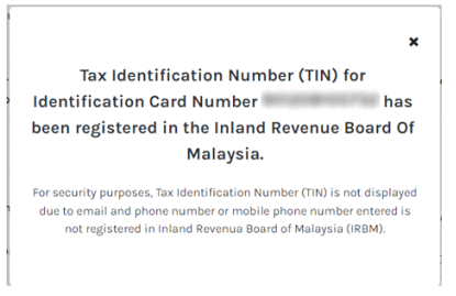 Search income tax number online - Step 4